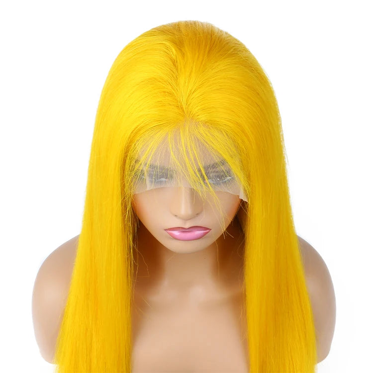 16 Inch Silky Straight Lace Frontal Wigs for Women With Baby Hair Wine Red Hair Wig 99J Burgundy Red Human Hair Lace Front Wig