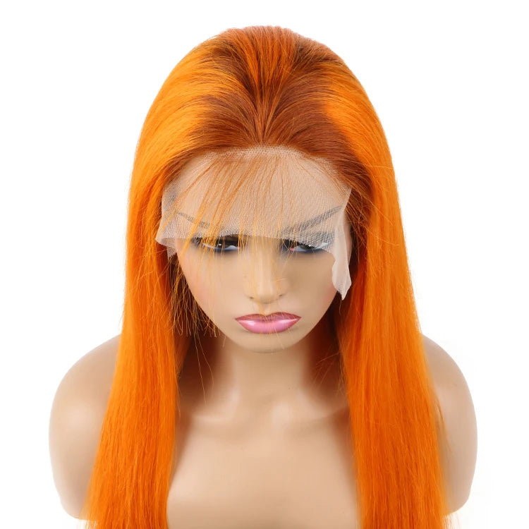 16 Inch Silky Straight Lace Frontal Wigs for Women With Baby Hair Wine Red Hair Wig 99J Burgundy Red Human Hair Lace Front Wig