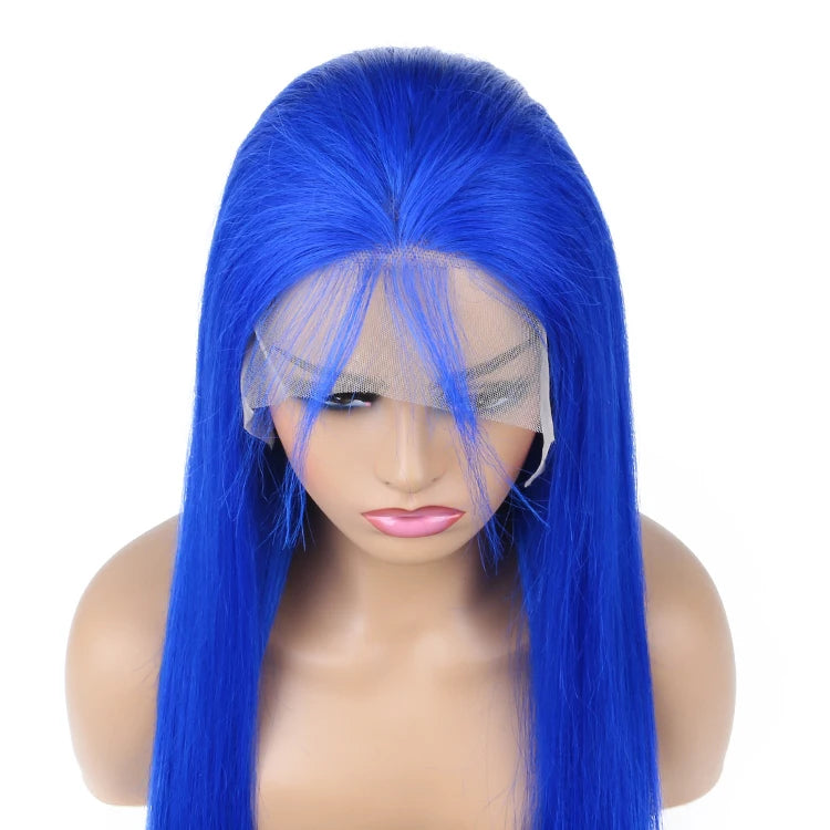 16 Inch Silky Straight Lace Frontal Wigs for Women With Baby Hair Wine Red Hair Wig 99J Burgundy Red Human Hair Lace Front Wig