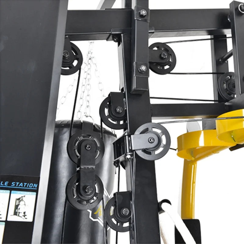 Multi Home Used 3 Station Homeuse Gym Three Station Home Gym with Squat Machine