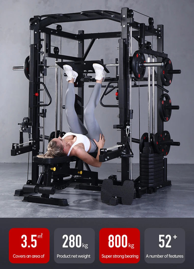 Multi Function Squats Training Machine Commercial Multi Functional Smith Machine for Gym and Home Use