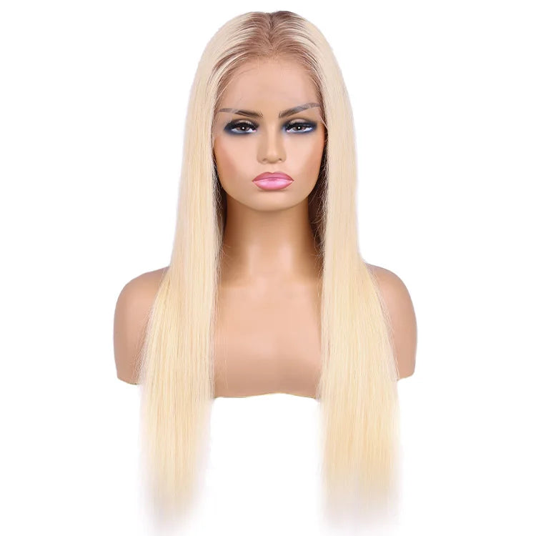 16 Inch Silky Straight Lace Frontal Wigs for Women With Baby Hair Wine Red Hair Wig 99J Burgundy Red Human Hair Lace Front Wig