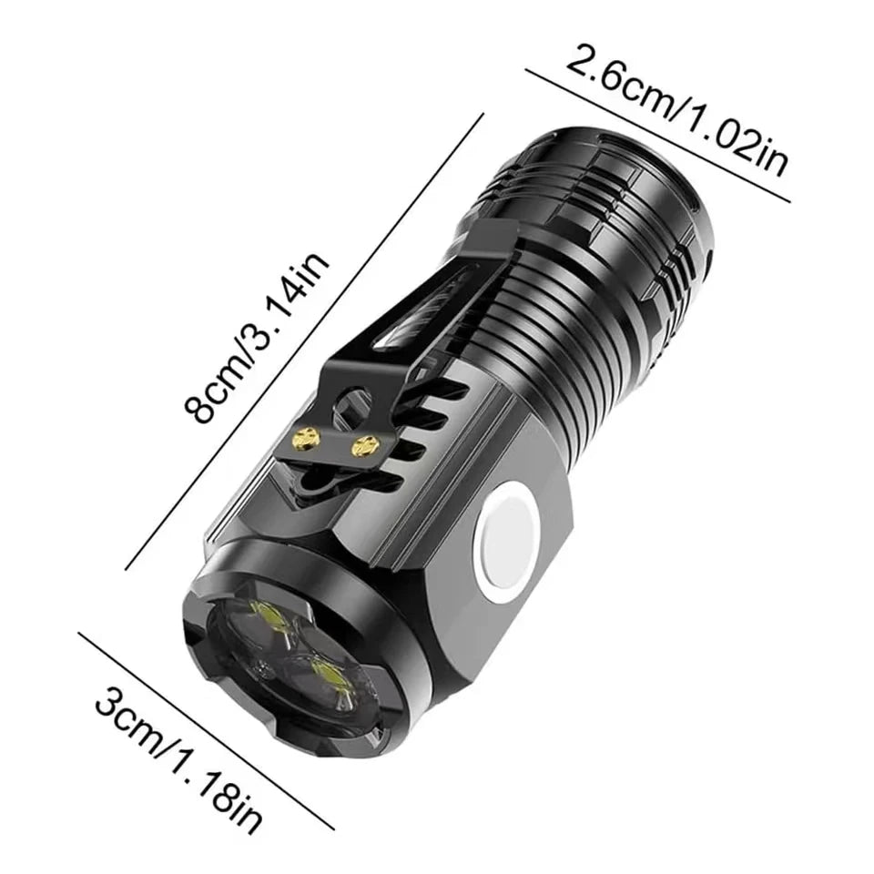 LED Strong Light Flashlight Rechargeable Multi functional