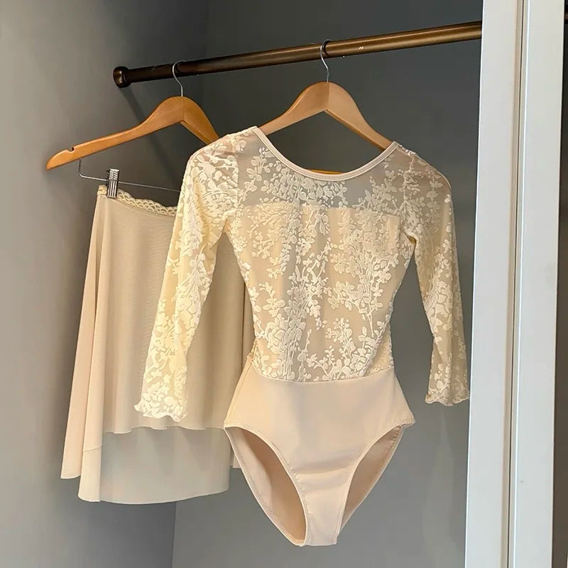 Ballet Dance Leotard Adult New Daily White Practice Team Gymnastics Dancing