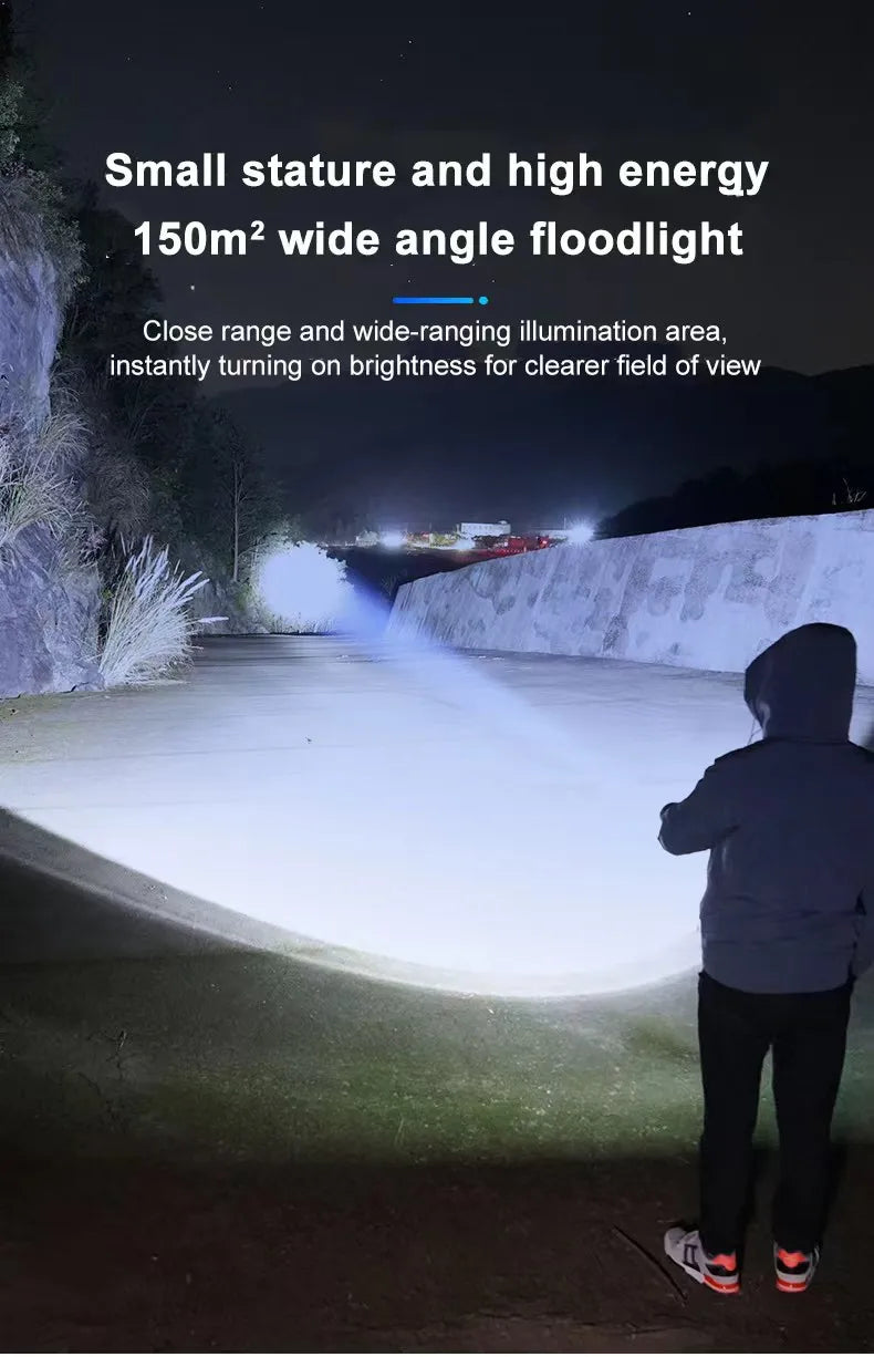 LED Strong Light Flashlight Rechargeable Multi functional