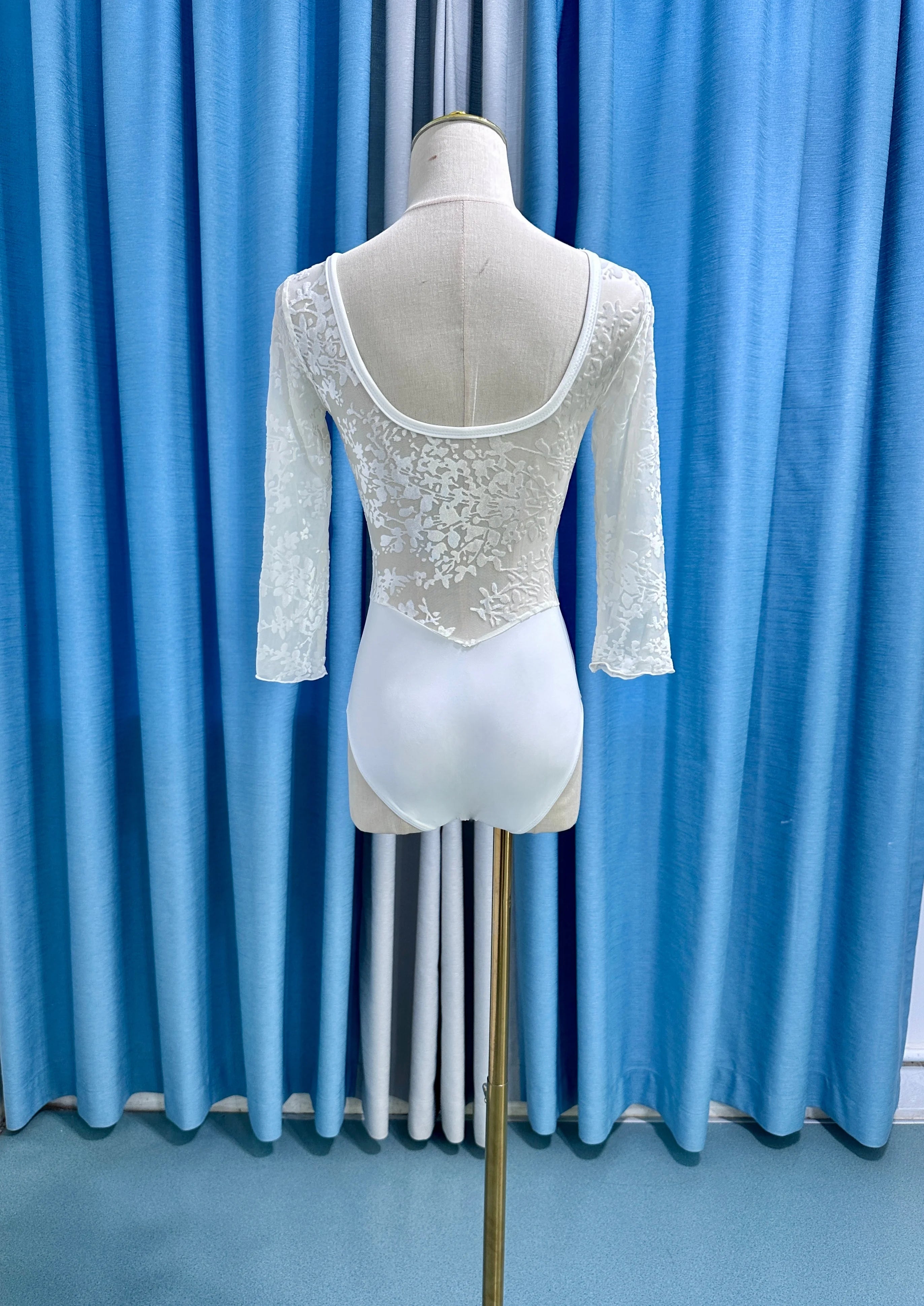 Ballet Dance Leotard Adult New Daily White Practice Team Gymnastics Dancing