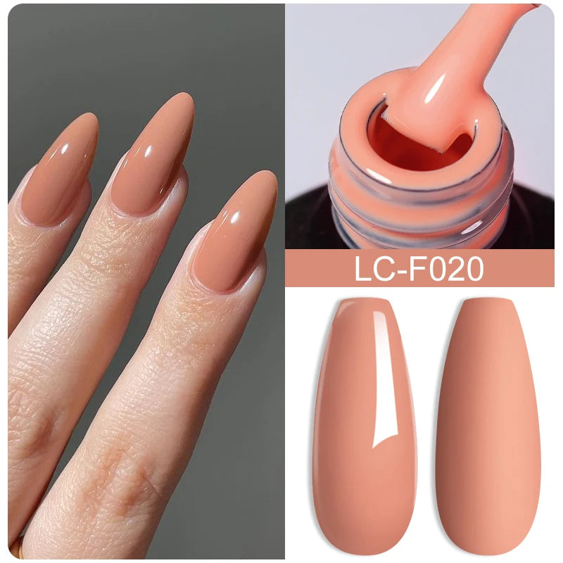 LILYCUTE 15ML Quick Extension Gel Nail Polish Nude Milk White Color Finger Prolong Acrylic Crystal Construction Hard Gel Varnish