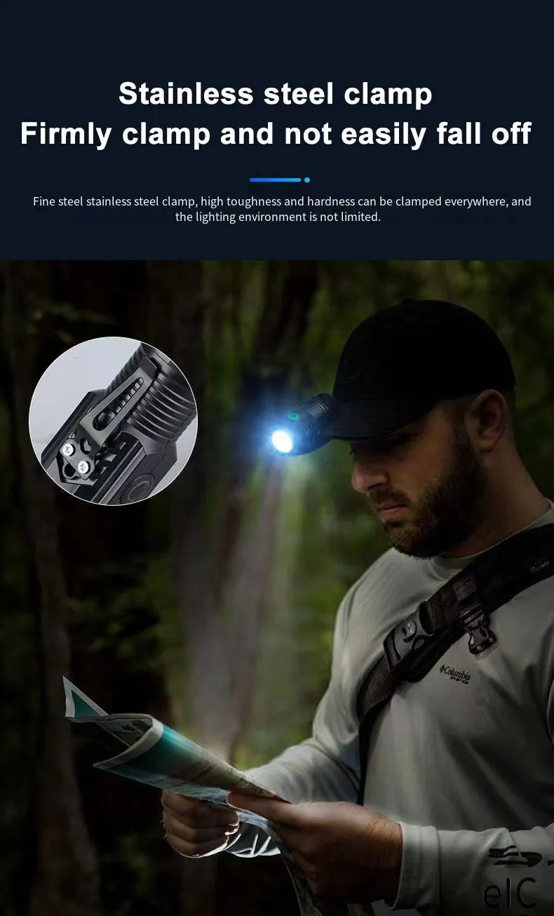 LED Strong Light Flashlight Rechargeable Multi functional