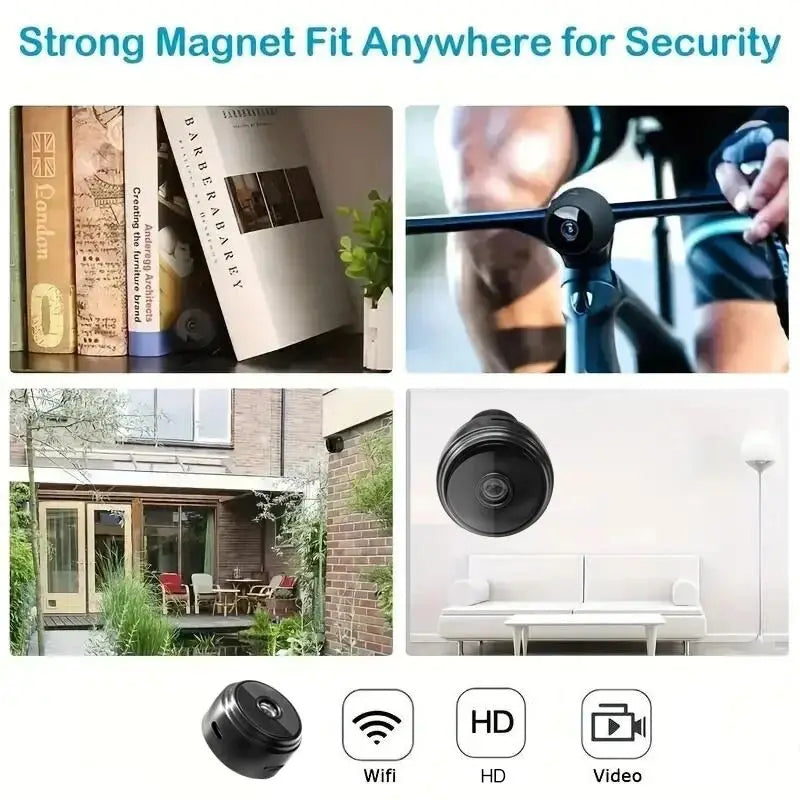 A9 Wifi Mini Camera 1080P Security MonitoringWireless Remote Night Vision Video SurveillanceSmart Home Mini DV Cam HD Camera