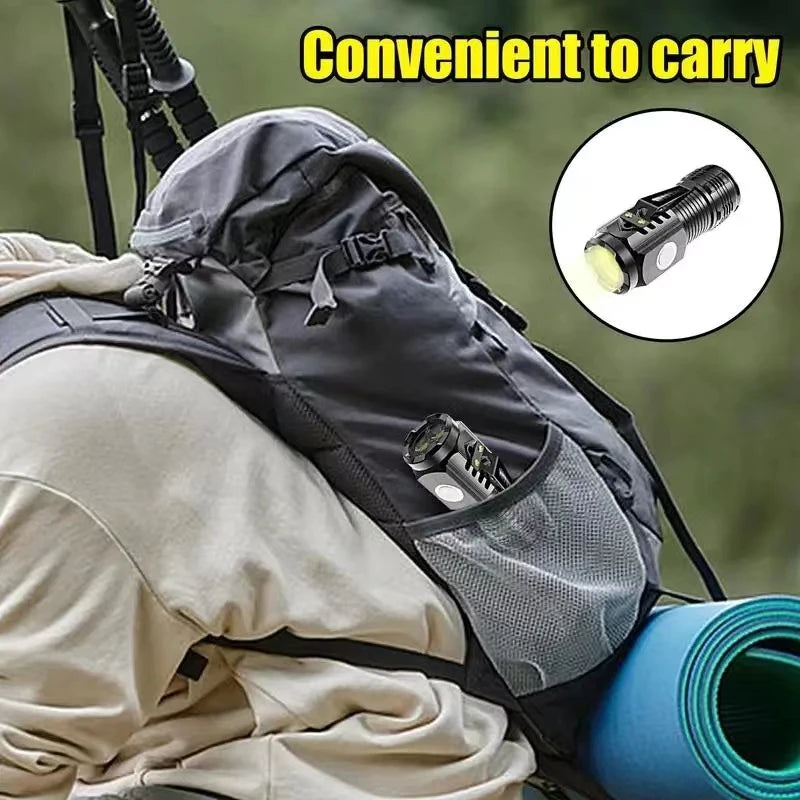 LED Strong Light Flashlight Rechargeable Multi functional